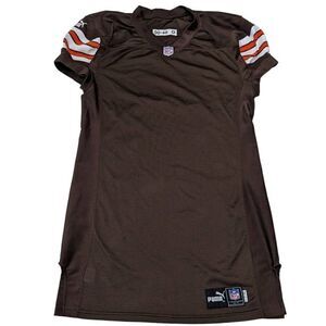 Cleveland‎ Browns Team Issued Blank Jersey Puma Authentic NFL Football
